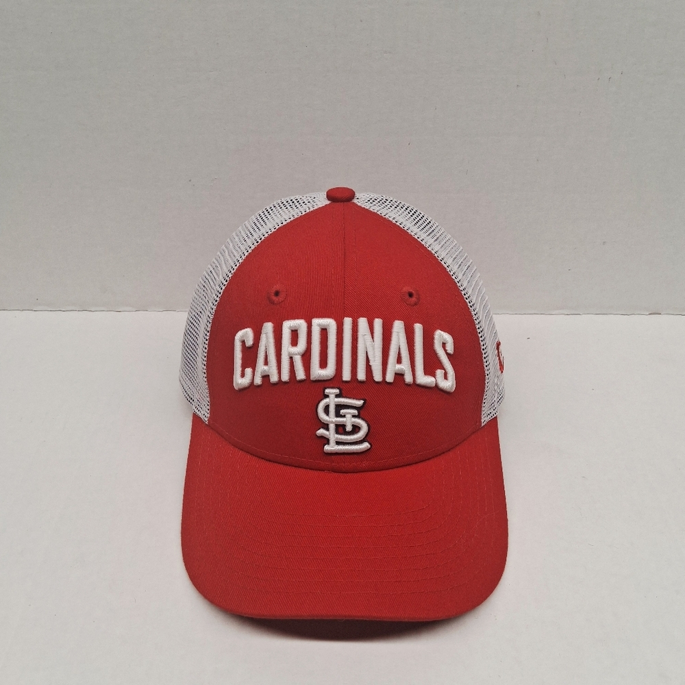 New Era Youth 9Forty St. Louis Cardinals MLB Red White Trucker Snapback Hat